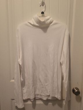 Womens White Stag White Turtleneck